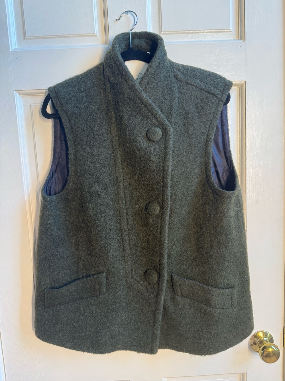 Sézane Carlo in Khaki - Picture 1 of 6